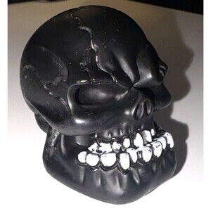 Black Skull Manual Automatic Gear Shift Knob Hand Painted